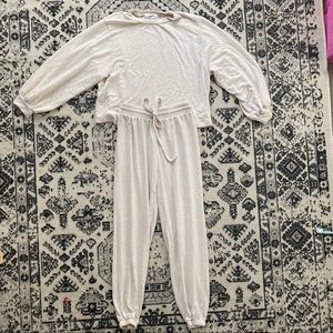 CJLA Lounge Wear Set oatmeal beige color